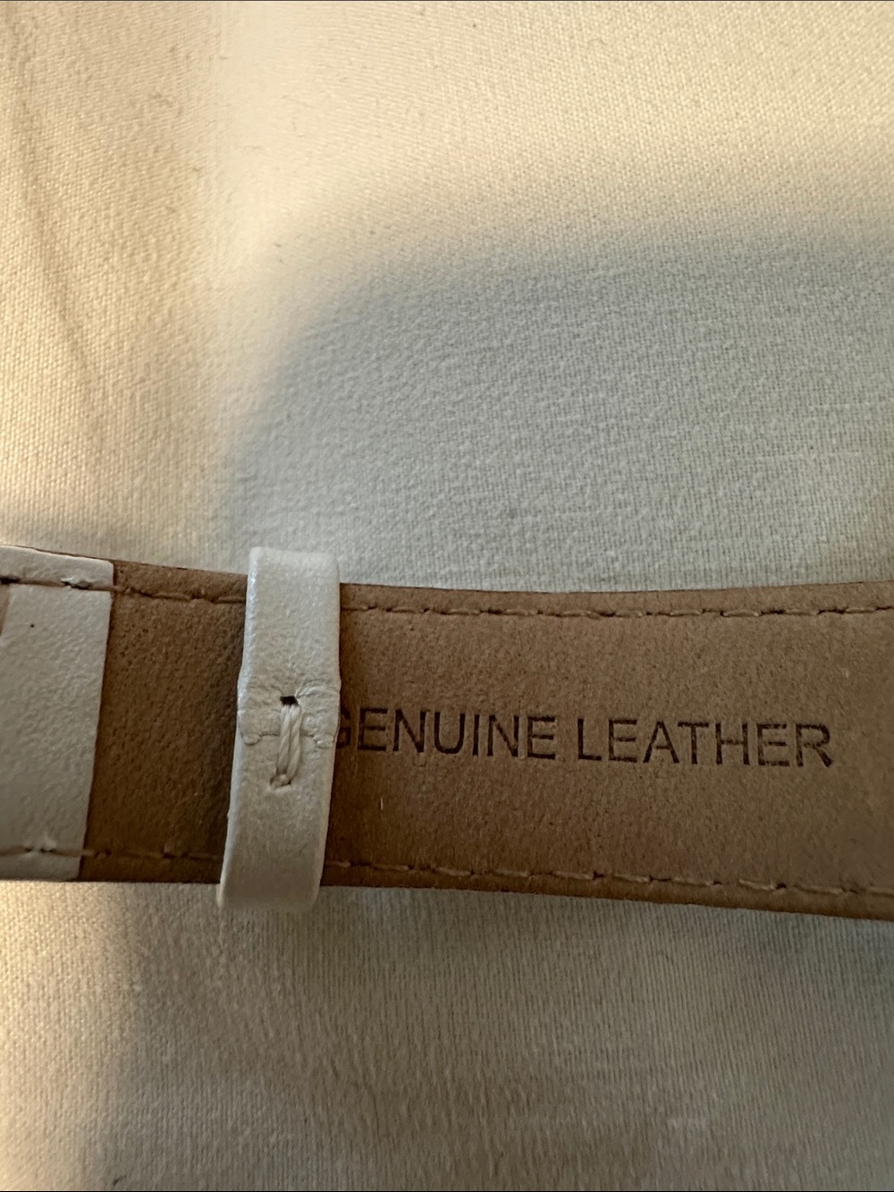 Timex Silver Case White Dial Watch with White Strap - Picture 3 of 6